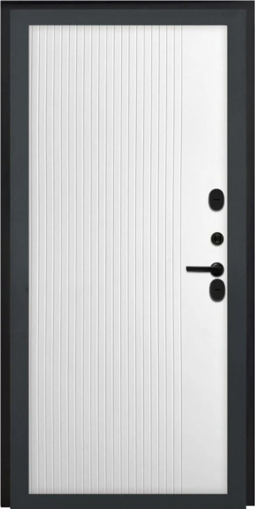 Входная дверь ДвериПРО L-Термо серебро ФЛ-790 Velutto Bianco DPRO221000 внутренняя сторона