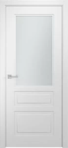 Межкомнатная дверь Модель L-2 (стекло, 900x2000) белая эмаль