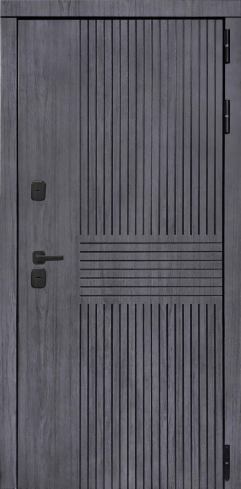 Входная дверь ДвериПРО Берген фл-608 винорит white DPRO198128 внешняя сторона