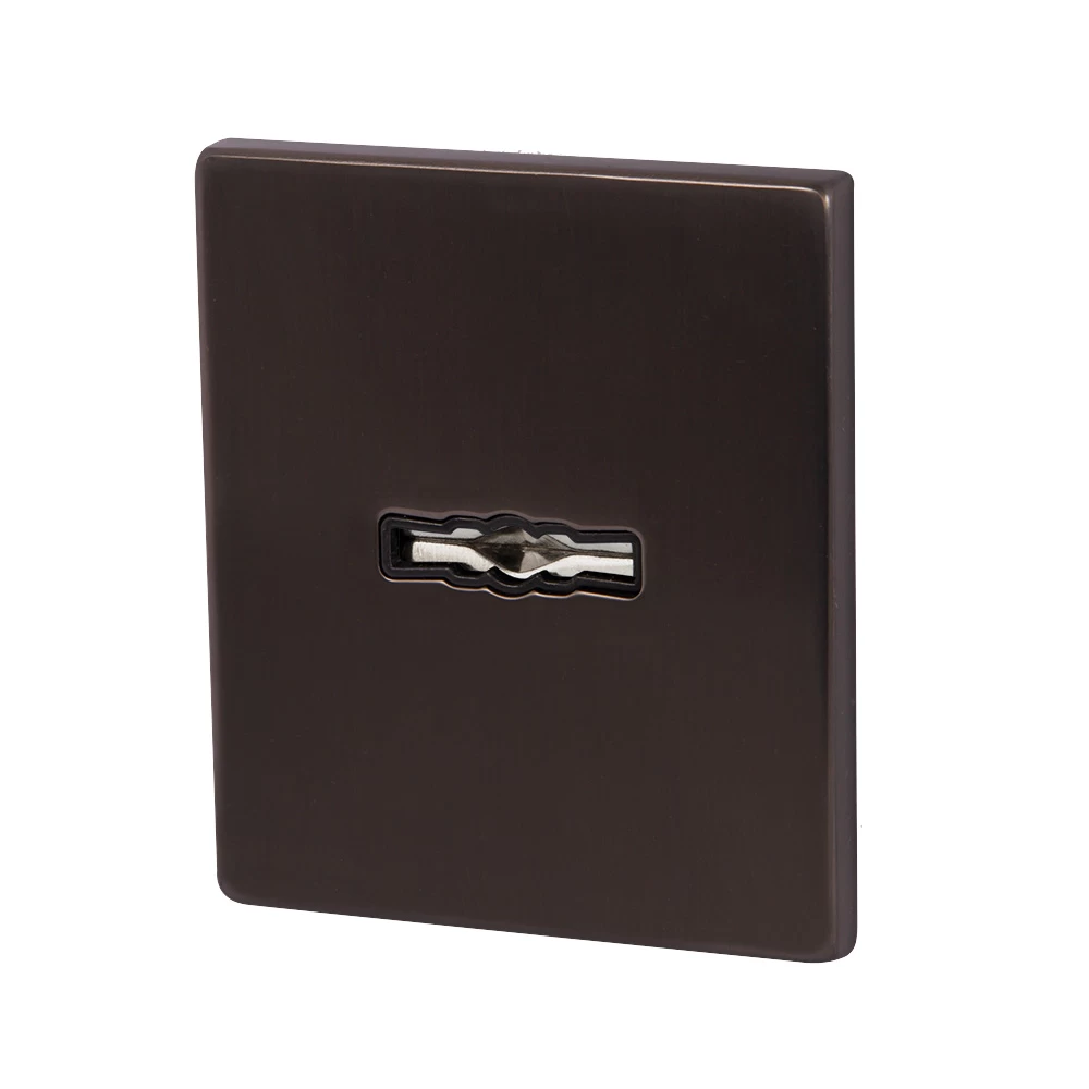 Фото Накладка на сувальдный замок ESC.S-auto.USS/K (PS Protector/USS) BPVD вороненый никель