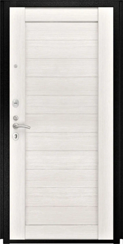 Входная дверь ДвериПРО L Термо СБ-3 листв. бел. (21 беленый дуб) DPRO198381 внутренняя сторона