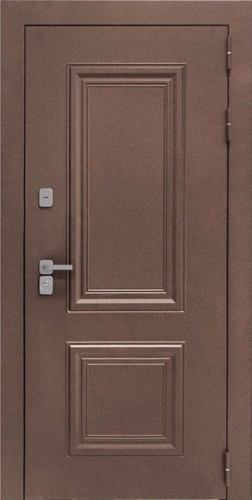 Входная дверь ДвериПРО Д-68 L-5 (16мм, белая эмаль) DPRO195920 внешняя сторона