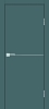 Межкомнатная дверь P-19 AL молдинг Графит матовый