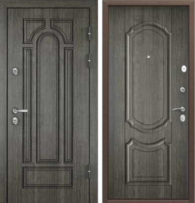Дверь Цербер 12-3 Термо ВиноритPro+Black Cherry Сменная панель